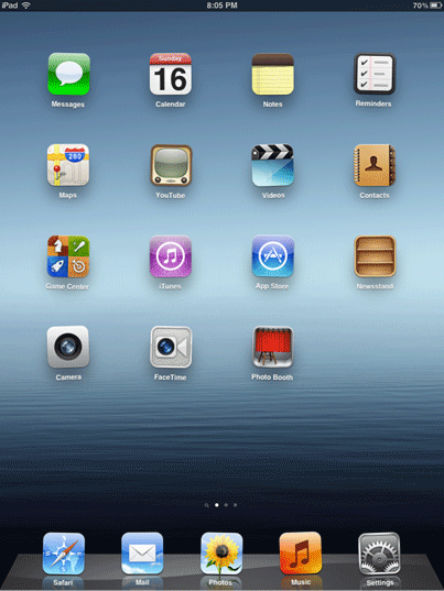 iOS Desktop Screen